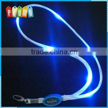 Promotional LED Flashing Lanyards, LED Glowing Lanyards