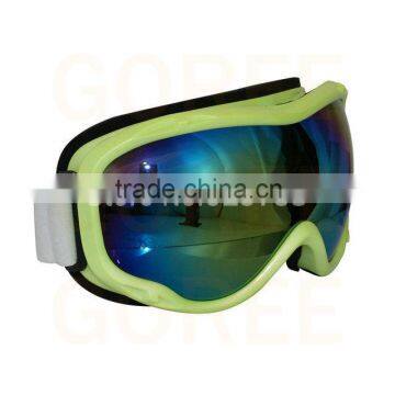 New Arrival Ski Goggles Green Dual Lens Snow Goggle photo-3