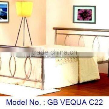 Metal Bed Furniture With Simple Designs For Single And Double Bed, malaysia bedroom furniture, modern bed