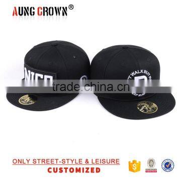 Unisex Custom Plain Bulk Snapback Cap Various Colors 6 Panel With Embroidery Logo MOQ photo-3