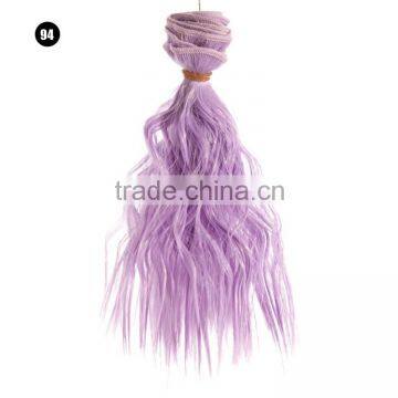 Blonde Wavy Hairpiece for Diy Blythe Doll Wig photo-3