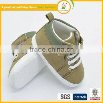 High Quality Wholesale Baby Kids Children Casual Sport Safety Shoes Hot Sale Baby High Ankle Canvas Shoes