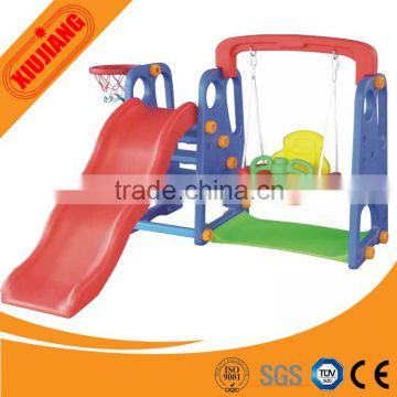 High qualiy Mini kids swing and slide indoor swing with slide