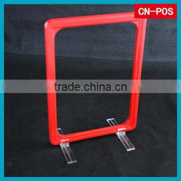 supermarket plastic picture frame clip for stand