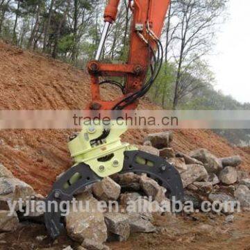 multifunction swing bearing grapple for excavator