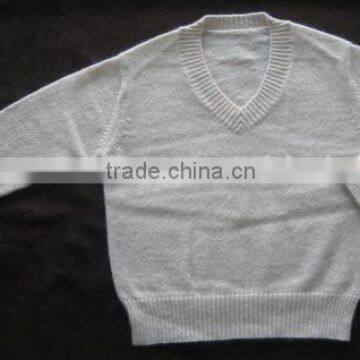 cashmere v-neck sweater for children/kids