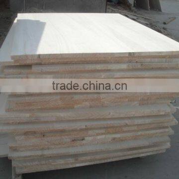 FSC paulownia edge glued board solid wood board