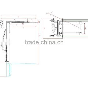 1-2tons Manual Hydraulic Stacker/manual Lift/yujie Lift Stack/logistics Equipment/yujie/stacker Export Good Price photo-5