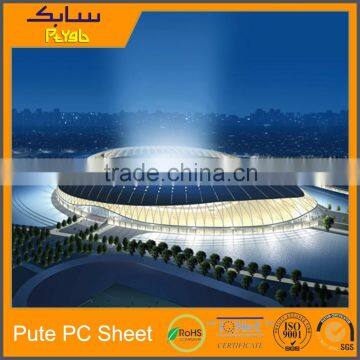 Sunshade for stadiums polycarbonate twinwall roofing polycarbonate