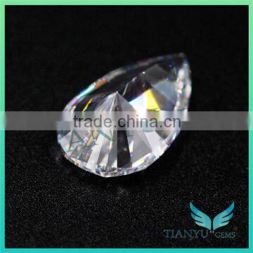 Hot Sale Artificial CZ Gemstones Wholesale 6*8 White Heat Pear Cut Loose Cubic Zircon Price Free Samples photo-5