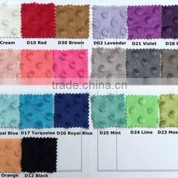 ABC-TEX Double Side Super Soft Minky Colorful Dot Minky Baby Blanket photo-6