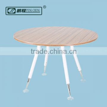 2016 New Office Furniture Collection Steel Wooden Round Table for Meeting Negotiation