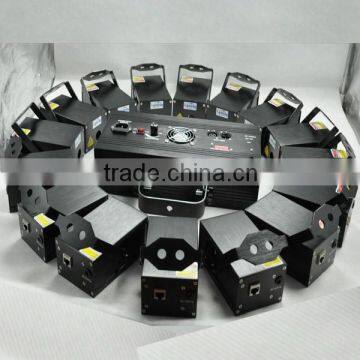 16 Head Mobile Fat Beam Laser Net Curtain Lighting Show System Club Equipemnt photo-6