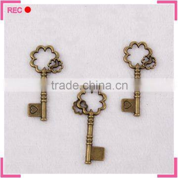 Key shaped lucky charm, custom engraved key charms
