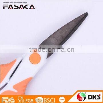 SH13015WOT-2016 New Design Professional 5" Coated Black Titanium Blade Office Scissors With PP+TPR Handle photo-5