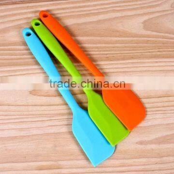 Mini Style 2016 New Commercial Grade Kitchen Colorful and Wood Handle Utensils SILICONE Cooking Shovel Set NY82 photo-4