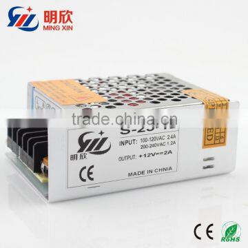 dc constant current 12v 2a switching power supply ,25w led driver