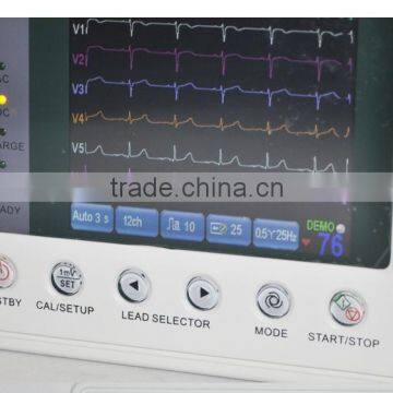 12 Lead 3 Channel EKG Monitor Electrocardiograph Electrocardiogram Portable Ecg Machine photo-4