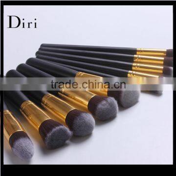 High Quality beautiful 10-pc makeup brushes