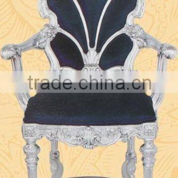 SJ-9204-1 black luxury leather chair with arms