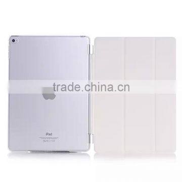 Slim Magnetic Smart Cover PU Leather Case With Crystal Hard Back Smart Stand Case Cover for IPad Mini 4 MINI4 With Retina photo-3