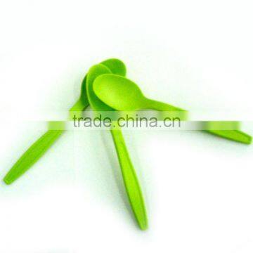 100% biodegradable plastic disposable cutlery eco friendly cornstarch for airline