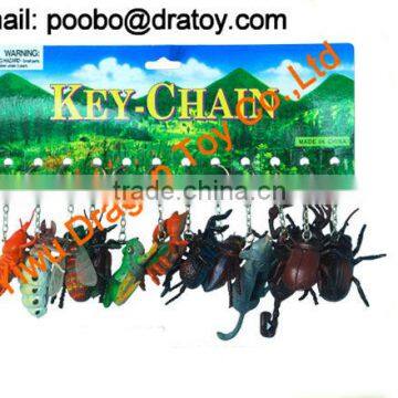 2015 custom 3d insect keychain factory