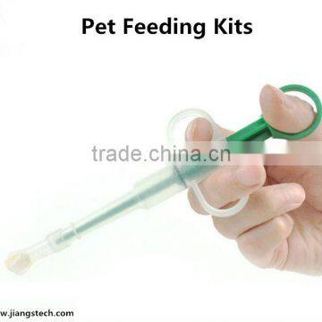 efficient easy-operated Pet feeding kit/pet medicine injector pet feeder