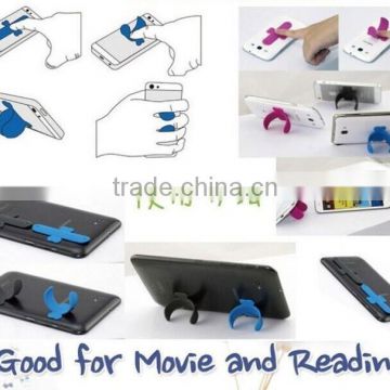 Multiple mobile phone holder/silicone slap phone holder/stand