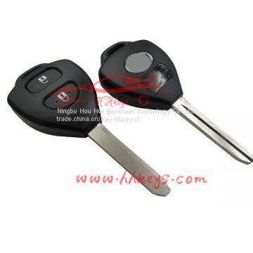 Toyota remote key shell 2 button car key blank with TOY47 blade