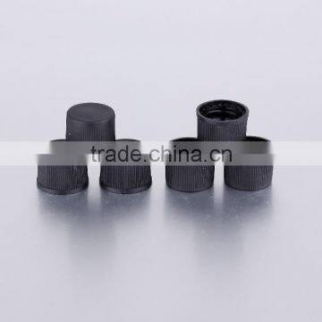 black PP caps with PTFE septa for Standard 1.5ml lab sample vials without middle hole for Shimadzu HPLC