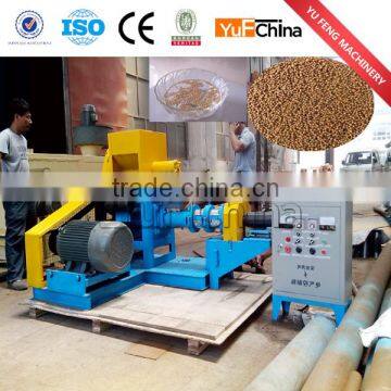 2016 hot sell fish floating feed pellet extruding machine