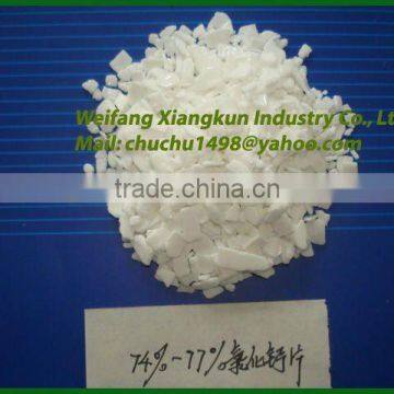 cacl2 74-77% Calcium Chloride Flakes