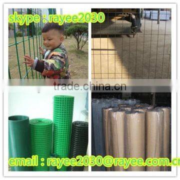 galvanized or PVC coated wire mesh fence , malla de alambre soldada