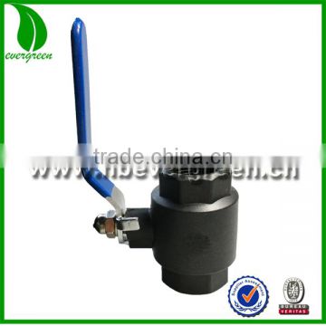 China manufacture black nylon female thread ball valve