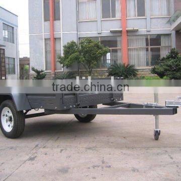 single axle box trailer