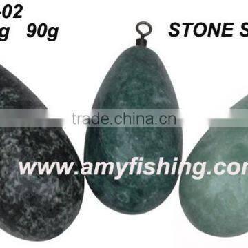 Fishing Sinker High Quality Marble Stone Sinker photo-2