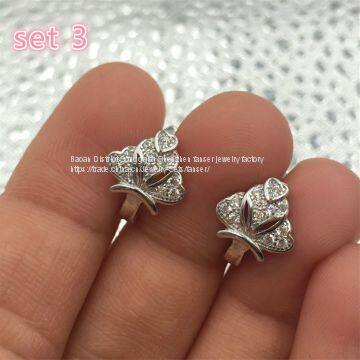Sterling Silver 925 Fine Fashion Jewelry New Style Crown Sets Pendant Ring Earring Rhodium Plated High Quality photo-5