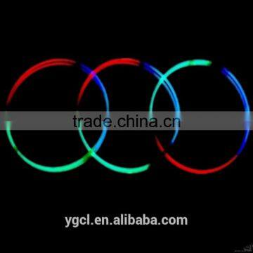Party FavorGlow in the dark Jewelery Tri-color Glow Neckalce Glow Stick Necklace