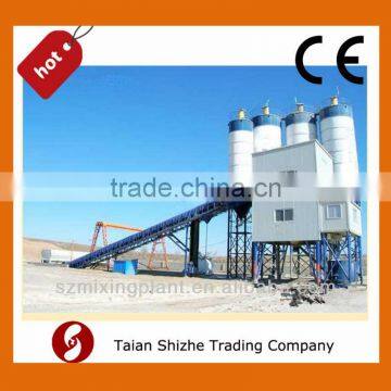 Standard type HZS35 mini concrete mixing plant,35m3/h for hot sale