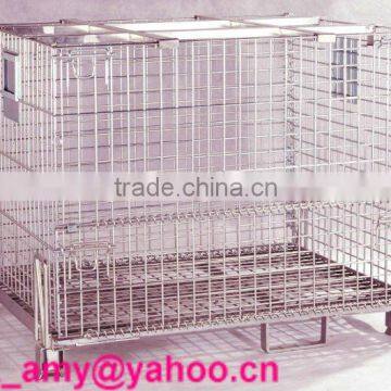 wire mesh container with cover