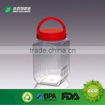 high quality transparent food grade candy plastic 1 gallon bottle