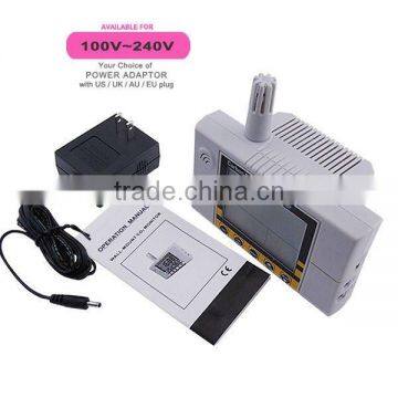 Wall Mount Indoor Air Quality Temperature RH Carbon Dioxide CO2 Monitor Sensor Detector Controller 0~2000ppm Range photo-2