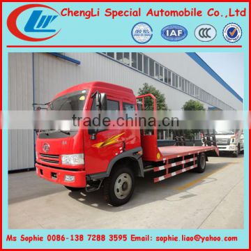 4X2 load sensor truck, faw flat bed trucking,flat trucking