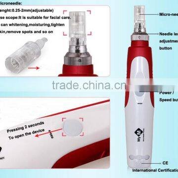 Factory Nano Electric Plug Needle Beauty Microneedle Remove Scar Acne Pits Pregnant Eyelashes Surgery Whitening Pen photo-6