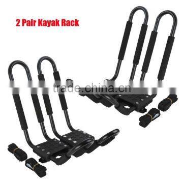 Universal Roof J-Bar Rack Kayak Boat Canoe Car SUV Top Mount Carrier photo-2
