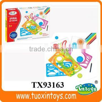 Plastic Kid Flower Drawing Stencil Set photo-4