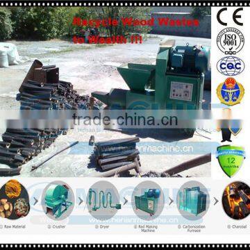 Clients highly-speaking biomass wood sawdust briquette machine for sale