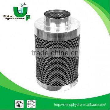 Inline Air Filter for Hydroponics, Aluminum Filter/active Carbon Filter