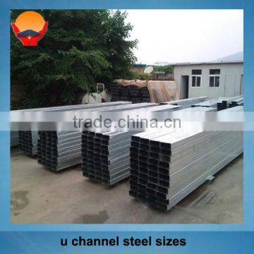 Construction steel materials U channel steel